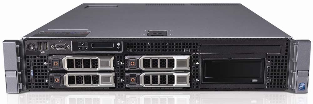  Dell PowerEdge R710 Server Rack 2U; Intel Xeon Processor X5667 3.06 GHz L3 cache 12MB 6.40 GT/s QPI; RAM 1x4096 MB PC3-10600 DDR3 SDRAM; HDD 4x500 Gb 7.2K rpm 2.5-inch SAS 6Gbps Hot-swap; Riser 2 PCIe x8 + 2 PCIe x4; PERC H700 512MB; Power 2x870 Watt Hot-swap; DVD+/-RW Drive; Embedded Broadcom GbE LOM with TOE; iDRAC6 Enterprise with VFlash 1GB SD Card; 3Yr Basic Warranty Next Business Day