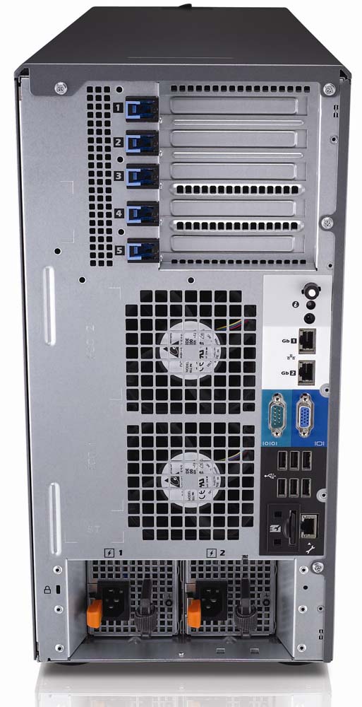    Dell PowerEdge T610 Server   E5645 (2.40Ghz) 6C, 8GB (2x4GB) DR LV RDIMM, (3)*300GB SAS 6Gbps 15k HotPlug HDD (up to 8x3.5 ), PERC H700/512MB BBU (RAID 0-60), DVD+/-RW, DP Gigabit LAN with iSCSI, iDRAC6 Enterprise, RPS (2)*870W, Tower, 3Y NBD