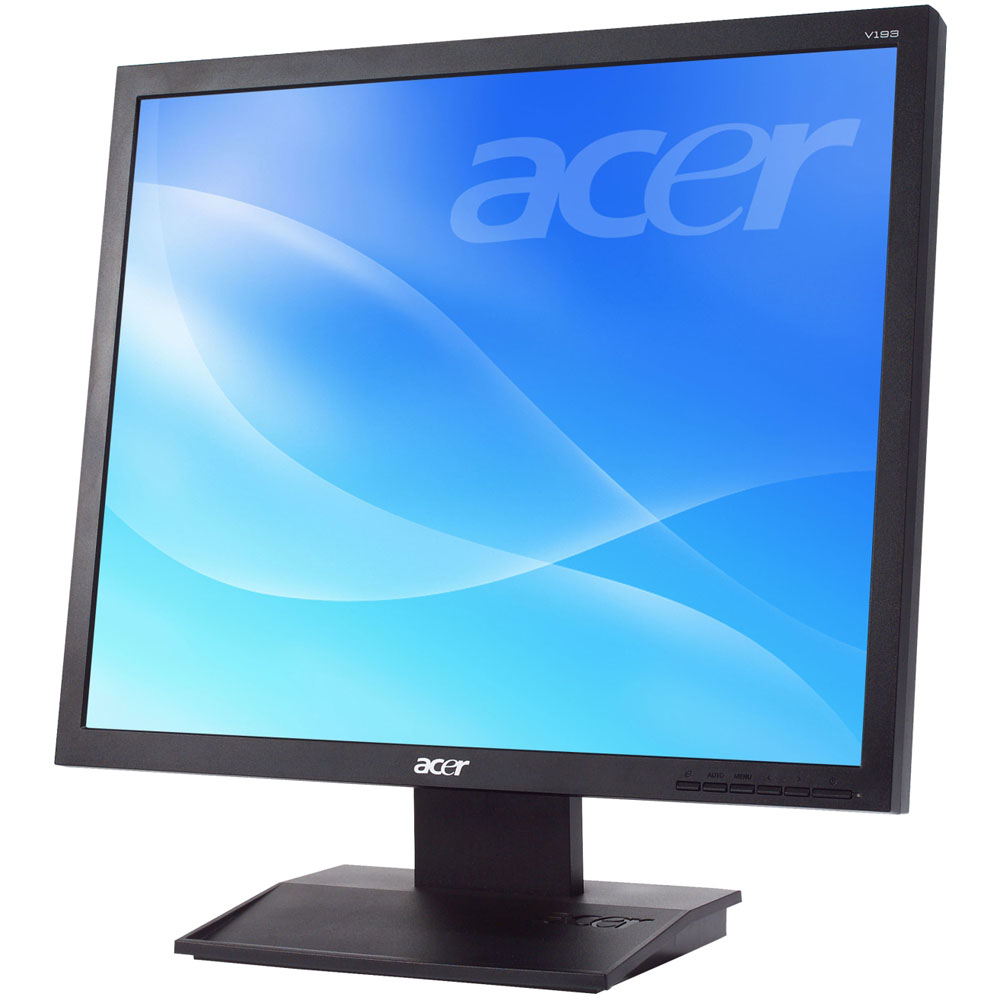  ACER 19-inch V193WVCb, 16:10, 1440x900, 5ms, 200cd/m2, 10000:1, 160/160, D-Sub, MPRII, Black