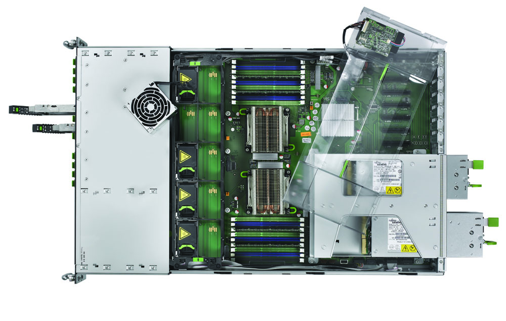    Fujitsu PRIMERGY RX300 S6 Server   2U Xeon E5645 2.40GHz, 12MB, 2x8GB DDR3 1333MHz, 8x2.5  hotplug backplane, DVDRW, RAID Ctrl SAS 6G 5, 6 512MB, RMK