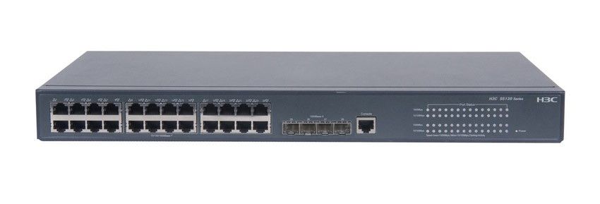  HP 5120-24G SI Switch (20x10/100/1000 + 4x10/100/1000 or SFP, Managed static L3, 19')