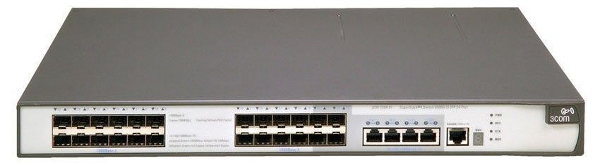    HP E5500-24G   Switch (20x10/100/1000 RJ-45, 4xCombo 10/100/100 RJ-45 or SFP;1 exp.slot, Managed, L3, VLAN 4096, XRN, 19')(eq.3CR17250-91)