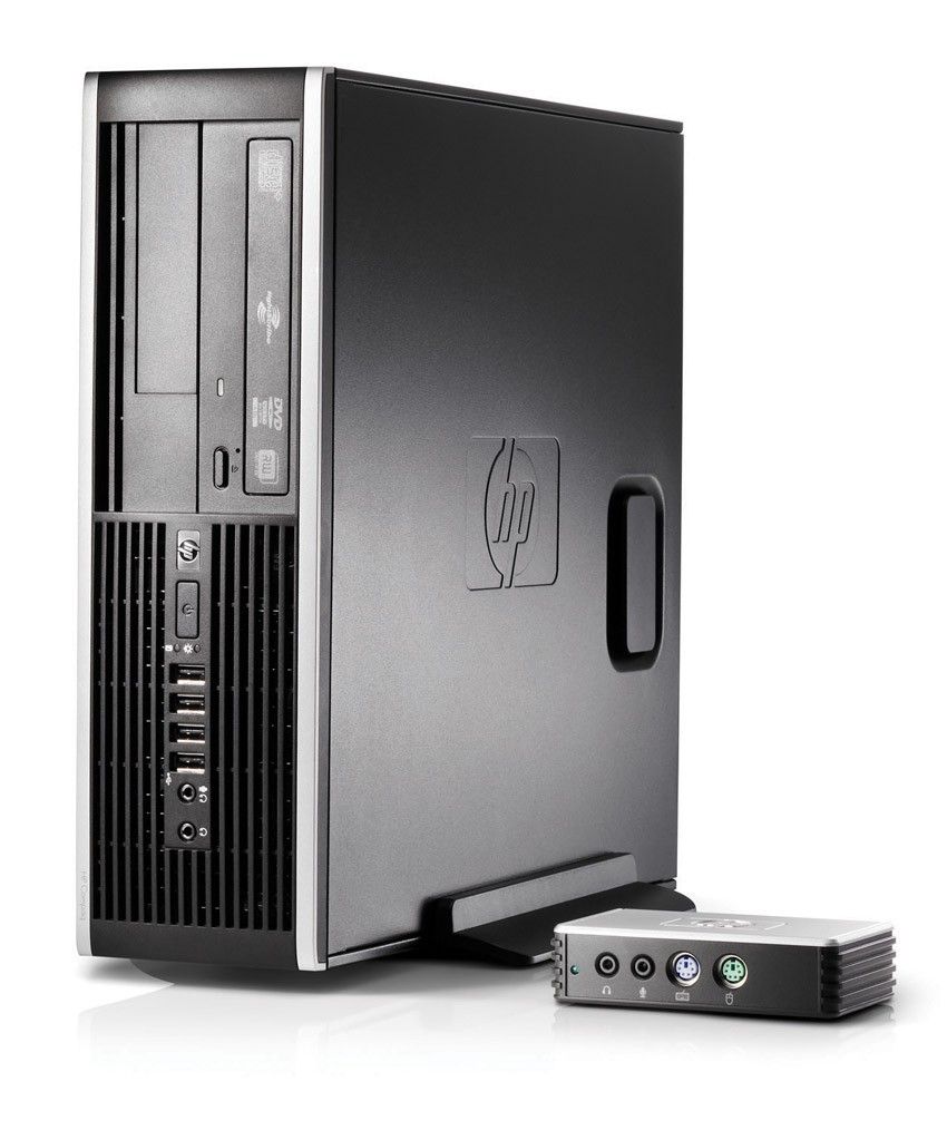 Тонкий клиент HP ms6000 Core2Quad Q9500, 8GB DDR3 PC10600(dl chnl), 500GB SATA 3.0 HDD, DVD+, -RW, GigEth, kbd, mse opt, WinMultiPointServer