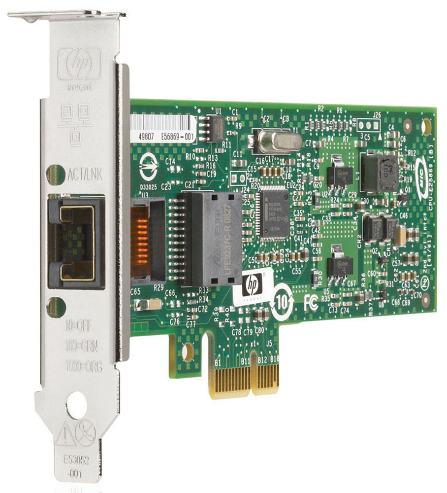   HP NC112T PCI Express x1 10/100/1000T Gigabit Server Adapter (incl. low-profile bracket)