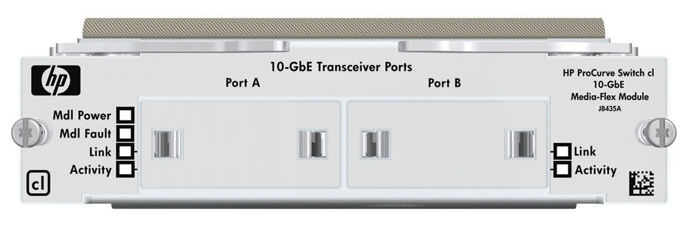 HP ProCurve 10-GbE Media Flex (2 Tranciever X2 slots)