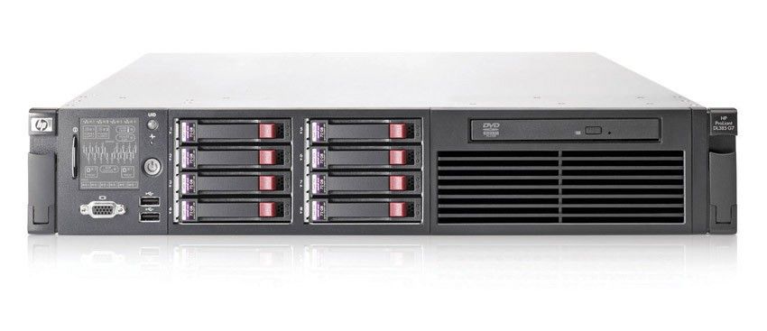  HP ProLiant DL385 G7 Server 6136 (Rack2U Opt8Core2.4Ghz(12Mb), 4x2GbR2D, P410i(256Mb, RAID5+0, 5, 1+0, 1, 0), noHDD(8, 16up)SFF, noDVD, iLO2std, 4xGigEth, 1xRPS460)