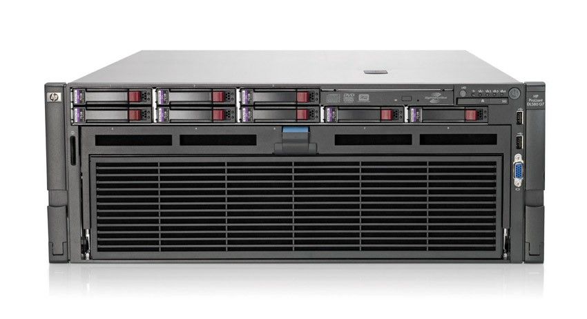  HP ProLiant DL580 G7 Server E7520 4-core 2P SAS (2x1, 86(18mb), 4x4GbR2D(2 memory boards), no SFFHDD(8), P410iwFBWC(512Mb, RAID5, 5+0, 1+0, 1, 0), 4xGigNIC, DVD, 2xHPRPS, iLo3Std)