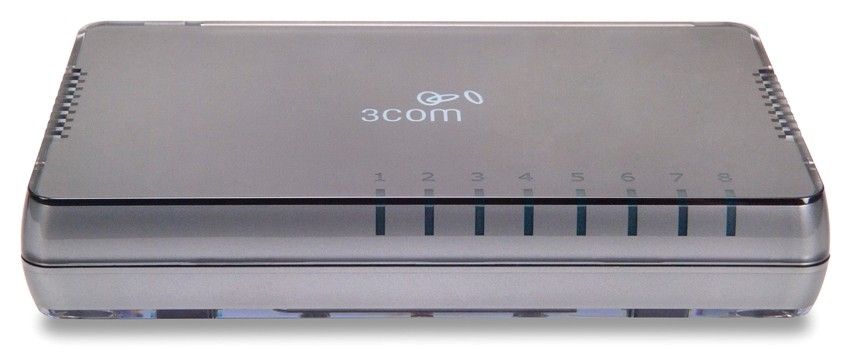 Коммутатор HP 1405-8G Small Office Switch (8 ports 10/100/1000 RJ-45, Auto MDI/MDIX, Unmanaged) (eq.3CGSU08A)