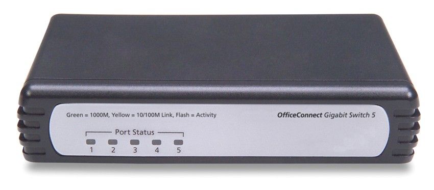    HP 1405C-5G   Switch (5 ports 10/100/1000 RJ-45, Unmanaged) (eq.3C1670500C)