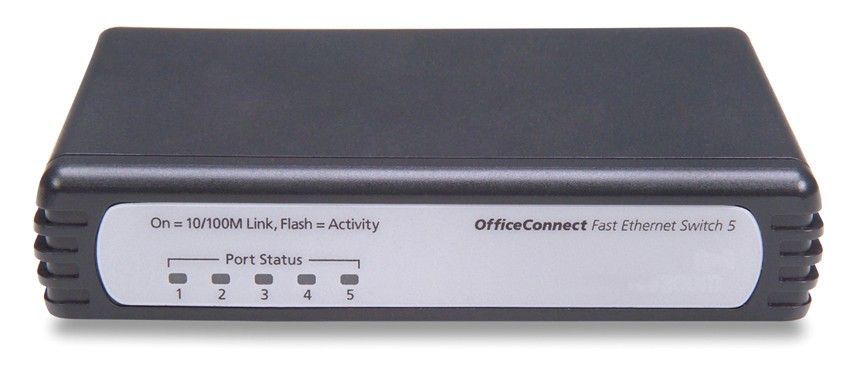 Коммутатор HP 1405C-5 (5 ports 10/100 RJ-45, Auto MDI/MDIX, Unmanaged) (eq.3C16790C)