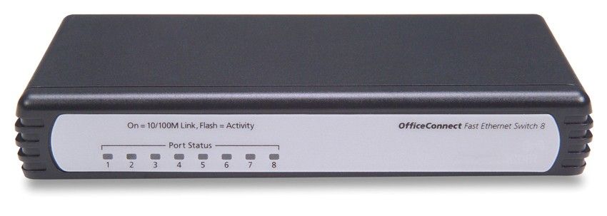Коммутатор HP 1405C-8 (8 ports 10/100 RJ-45, Auto MDI/MDIX, Unmanaged) (eq.3C16791C)