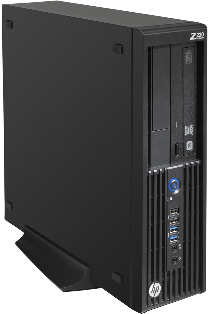 Графическая станция HP Z230 Workstation SFF Core i7-4770, 4GB(1x4GB)DDR3-1600 nECC, 500GB SATA 7200 HDD, DVDRW, Intel HD 4600, laser mouse, no keyboard, CardReader, Win8Pro 64 downgrade to Win7Pro 64