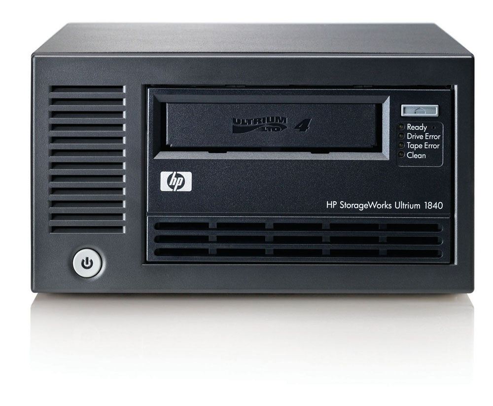  HP StorageWorks Ultrium 1840 SCSI Tape Drive, Ext. (Ultr.800/1600Gb; incl. HP DataPrtctrExprssSSE; 1data ctr, 1cln ctr;VHDCI cabl;OBDR, carbon, RoHS)