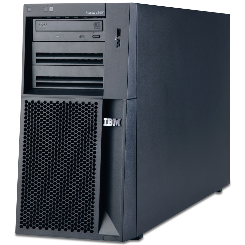  IBM System x3400 M3 Server 1xXeon 4C E5506 (2.13GHz, 4MB), 1x4GB R2D, noHDD 2.5-inch HS(8), M5014 w, battery(256MB RAID 0, 1, 5, 10, 50), DVDRW, PRS 1x920W(up2), 2xGbE