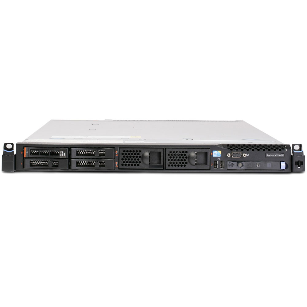  IBM System x3550 M3 Server SATA, SAS 1U (Xeon 6C X5680 3, 33GHz, 1333MHz, 12MB), 3x4GBR2Dimm, noHDD 2, 5-inch HS(4, 8up), no DVD, M1015(ZM, raid0, 1, 10), PRS675W, 2xGigEth