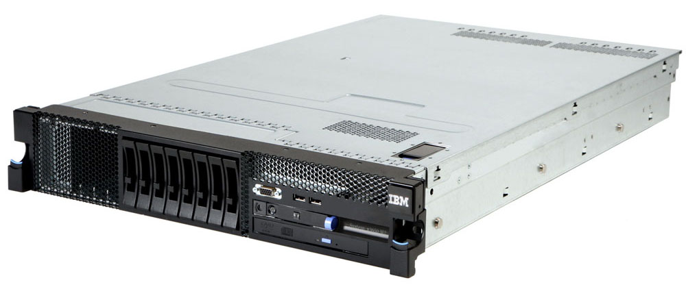  IBM System x3650 M2 Server Xeon E5504 QuadC HS SAS/SATA(2.0GHz(4MB)2x1GB, no HDD(8(12up))2.5-inch HS, ServeRaid BR10i 0/1, 1x675W HS PS, DVD+/-RW, DualGigEth 2U