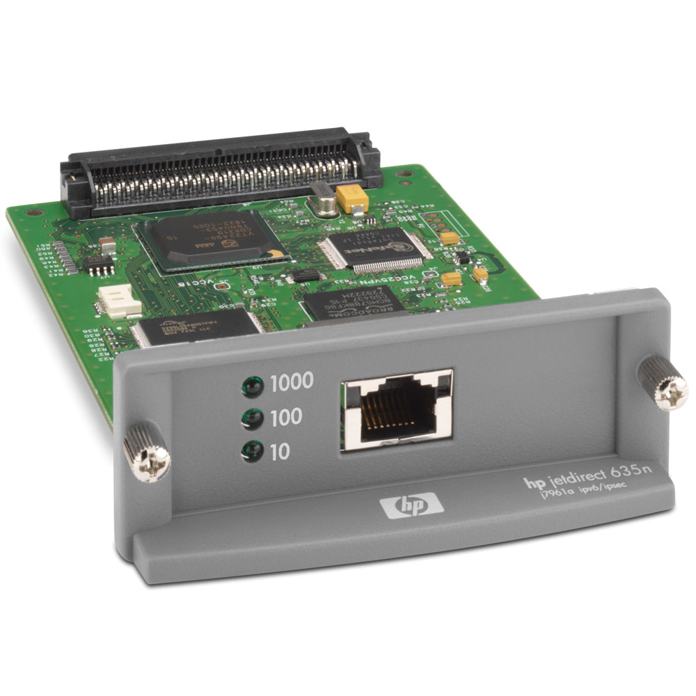 Сервер печати HP Jetdirect 635n IPv6/IPsec support IPv6,IPv4 and Ipsec (10/100/1000tx, EIO, replace J7961A)