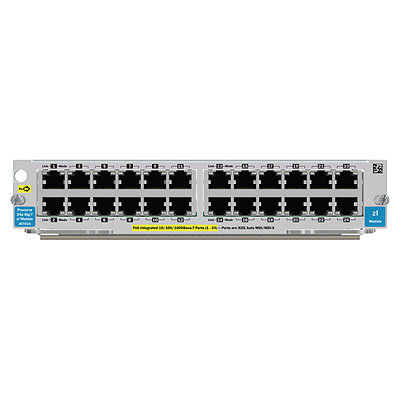 HP 24-port 10/100 PoE+ v2 zl Module