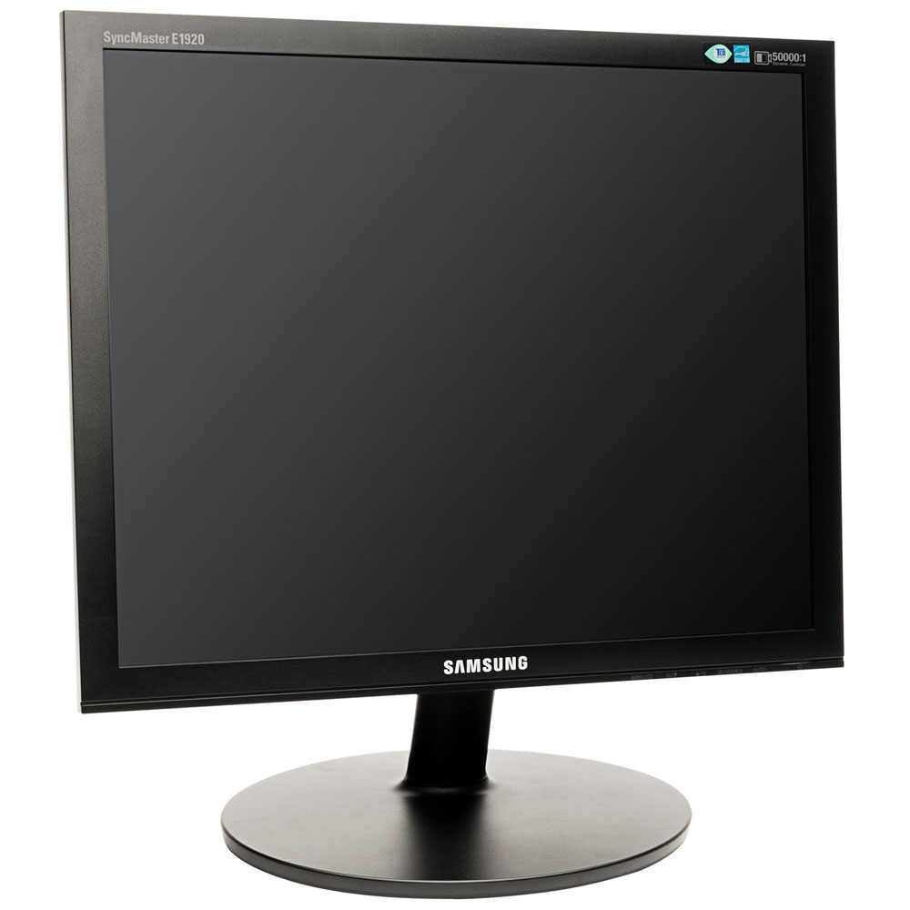 Монитор 19-inch Samsung E1920NR(SBU) LCD, 1280x1024, 5ms, 250cd, m2, 1000:1(DC50000:1), 170°, 160°, TCO-03, Black
