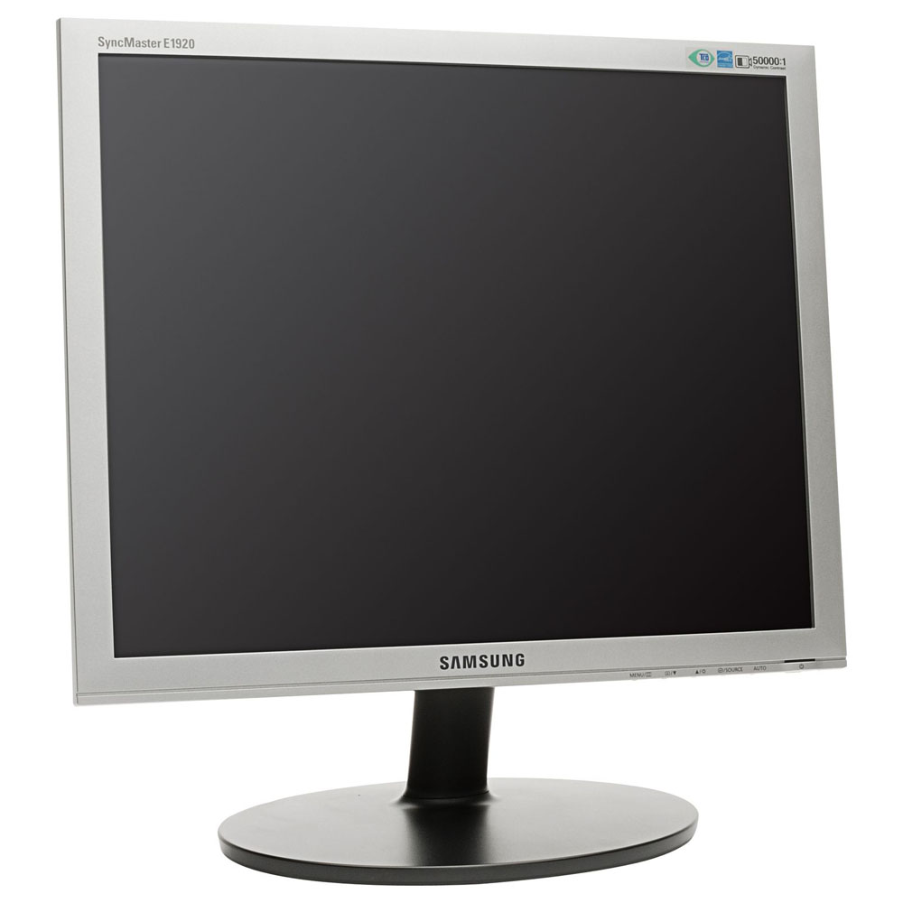  19-inch Samsung E1920NR(SSU) LCD, 1280x1024, 5ms, 250cd, m2, 1000:1(DC50000:1), 170, 160, TCO-03, Silver