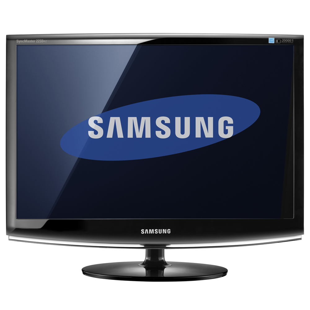  22-inch Samsung 2233RZ, Simple, 1680x1050, 3ms(GtG), 300cd, m2, 1000:1(DC20000:1), 170, 160, DVI-D(Dual link), 3D ready, Glossy Black