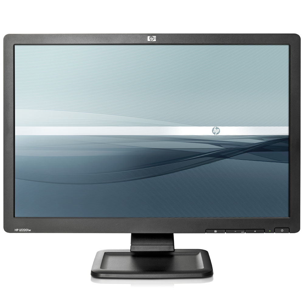  HP TFT LE2201w 22-inch Flat Panel Monitor widescreen(250 cd/m2, 1000:1, 5 ms, 170/160, VGA, 1680x1050, TCO'03)