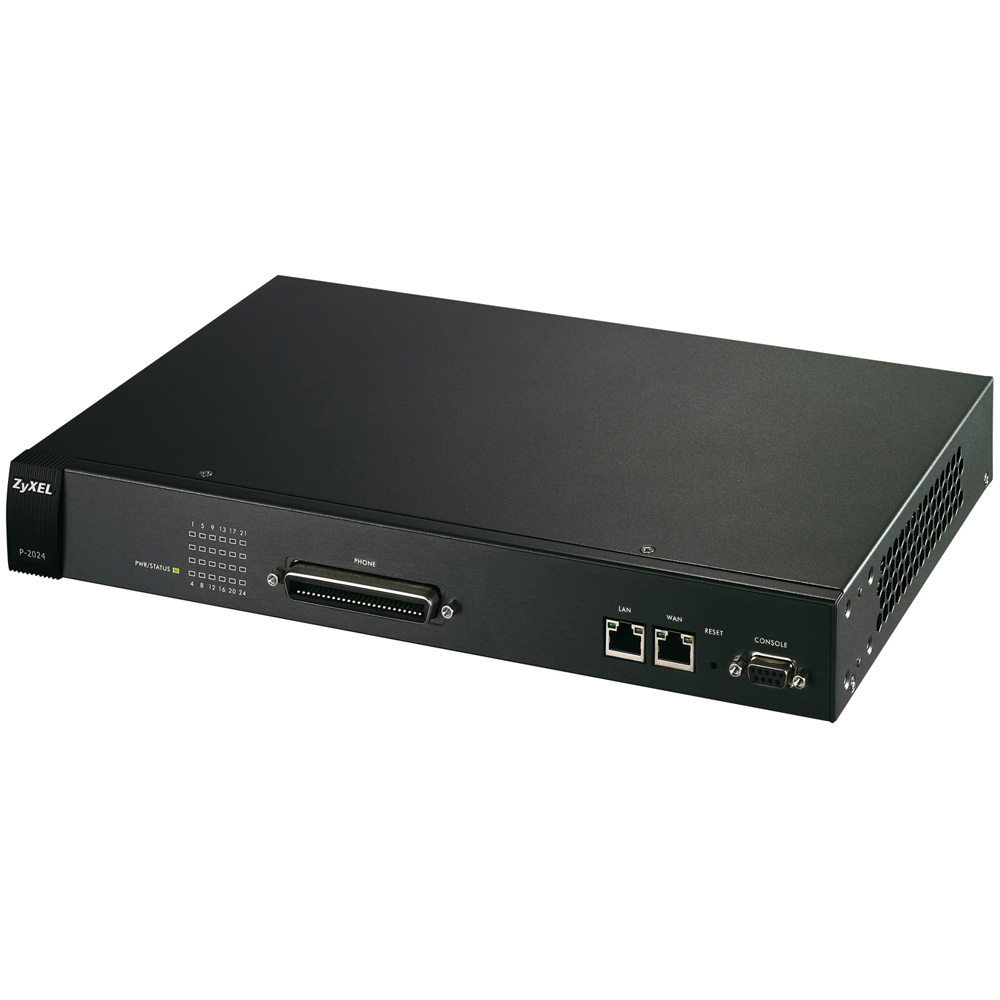 ZyXEL  VoIP  24  FXS  2  Fast Ethernet