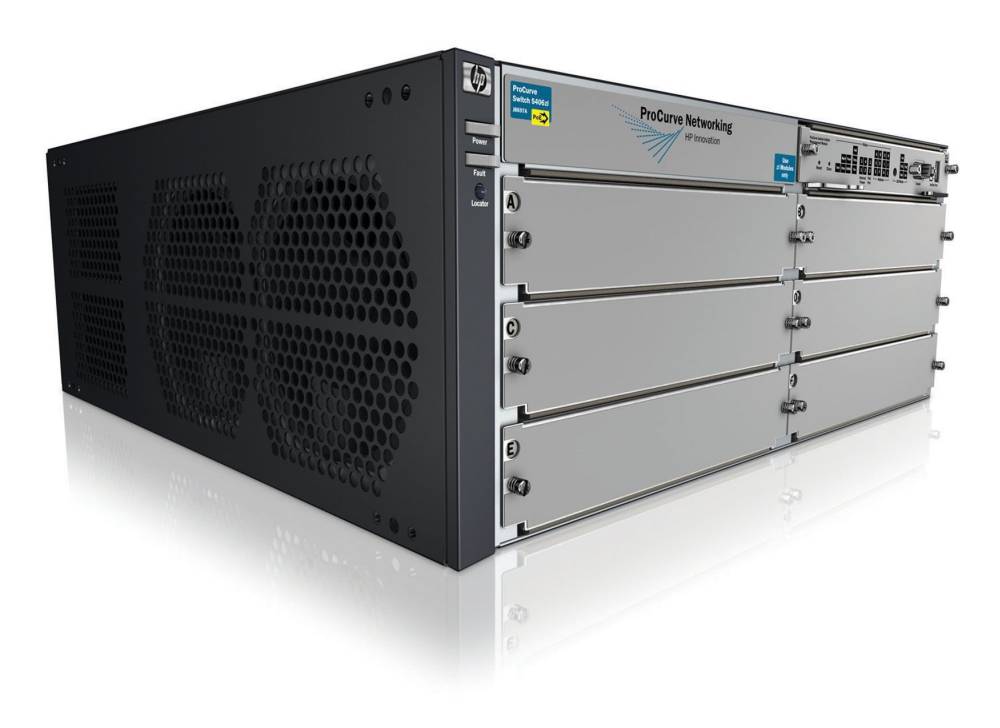  HP ProCurve Switch 5406zl 6-slot chassis (Managed, Layer 3/4 router, Stackable 19-inch, without power supply(up to 2))