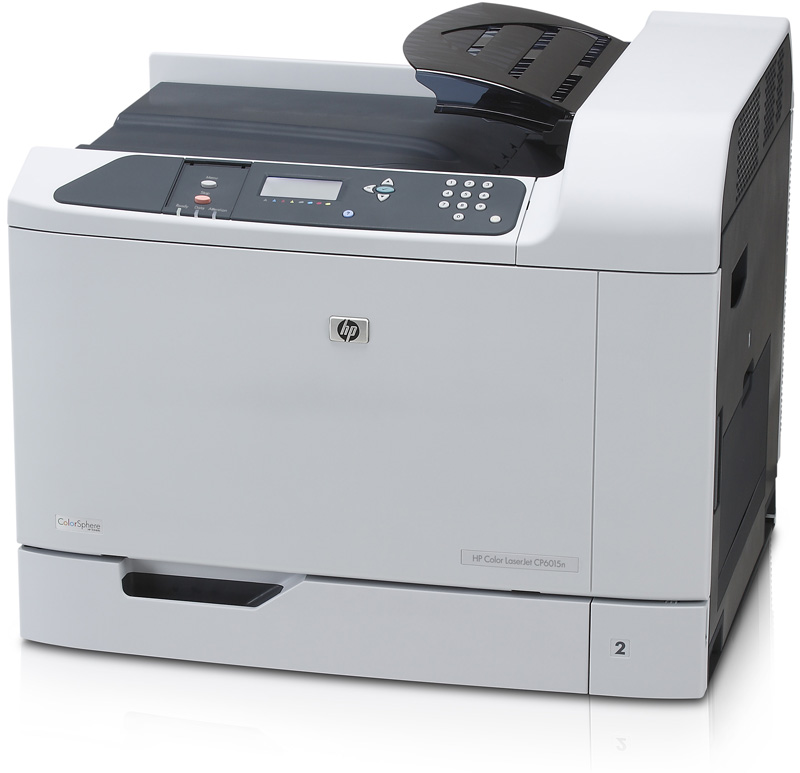    HP Color LaserJet CP6015dn (A3, 600dpi, ImageREt 4800, 41(41) ppm, 512Mb, 2trays 500+100, Duplex, USB/GigEth/2xEIO, 4cartriges)