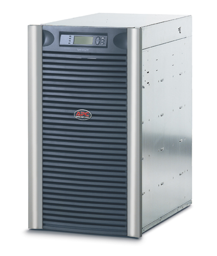 Источник бесперебойного питания APC Symmetra LX RM 19U 16000VA (11200Watt, RS232, 4xSYBT5, 1xSS AP9619, 1:1/3:1, 8xC13, Black)