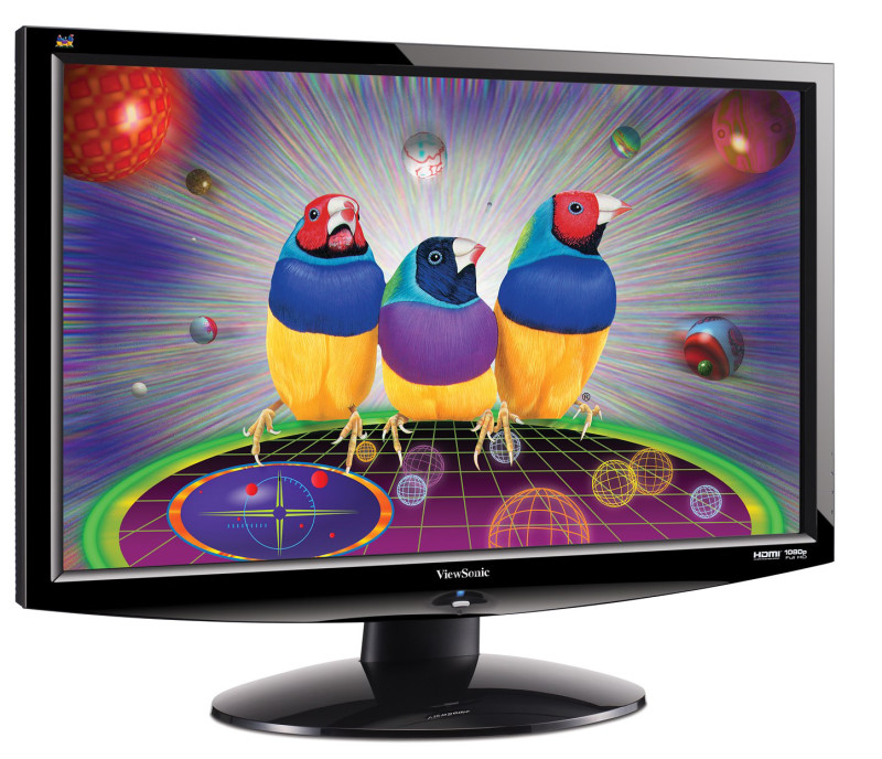  22-inch ViewSonic VA2232w, 1680x1050, 5ms, 300cd, m2, 1000:1(100000DCR), 170, 160, w, Spk, Dual, TCO03, Black, Silver, (replace VA2226w)