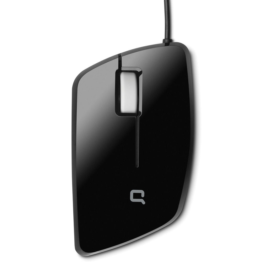 Mouse HP Compaq USB 3 Mobile Optical (WinXP, Vista) black cons