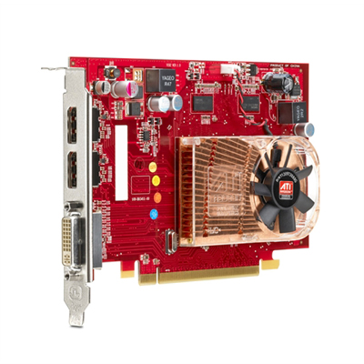  HP ATI Radeon HD 4650 1GB PCIe x16 Dual Display Port, one Dual Link DVI-I (dc7900CMT,6000Pro)