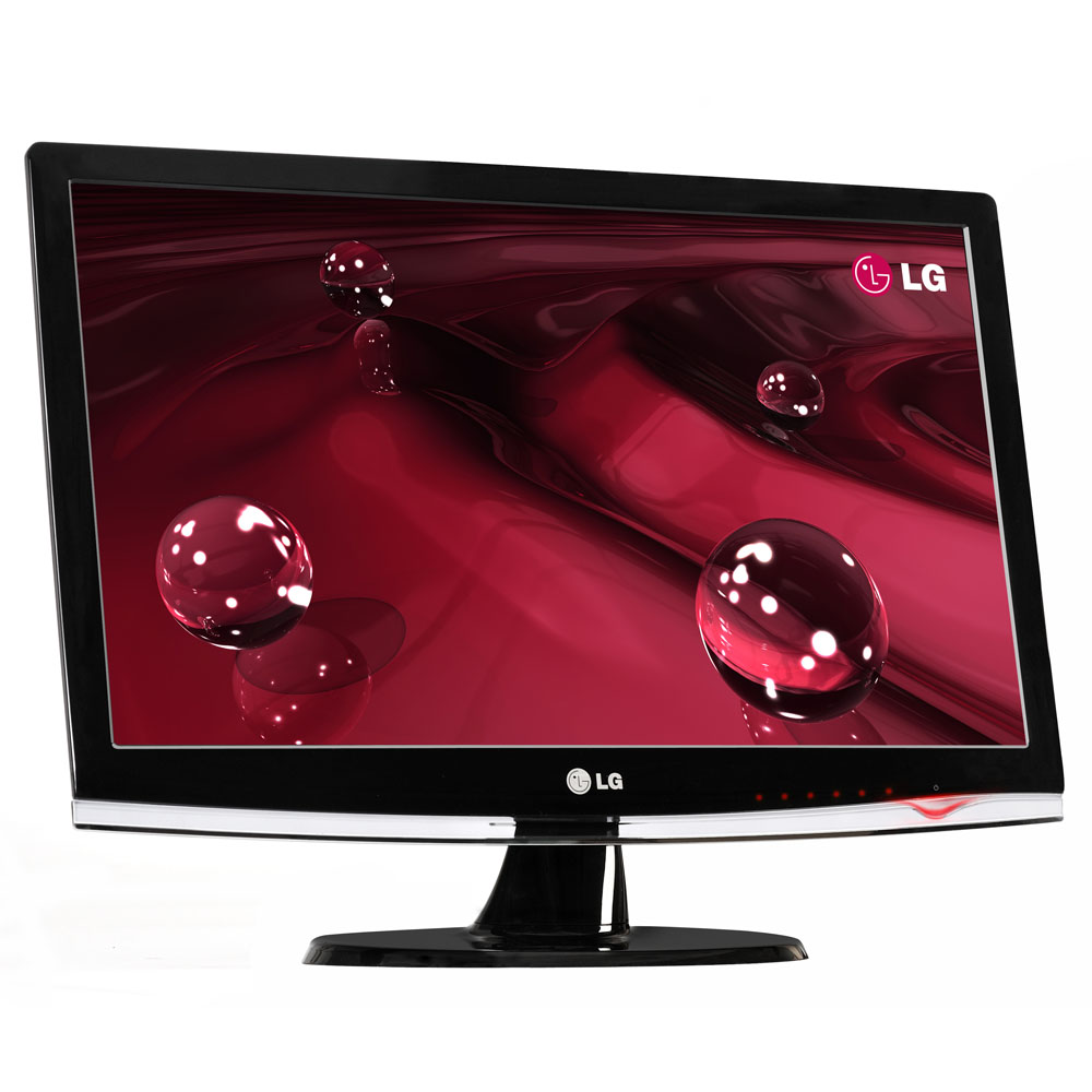  20-inch LG W2053S-PF Wide, 1600x900, 5ms, 300cd/m2, 1000:1(DC50000:1), 170/160, Black