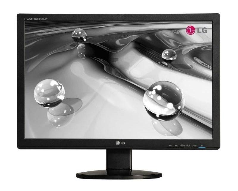  22-inch LG W2242SM-BF Wide, 1680x1050, 5ms, 300cd/m2, 1000:1(DC8000:1), 160/160, w/Spk, Black