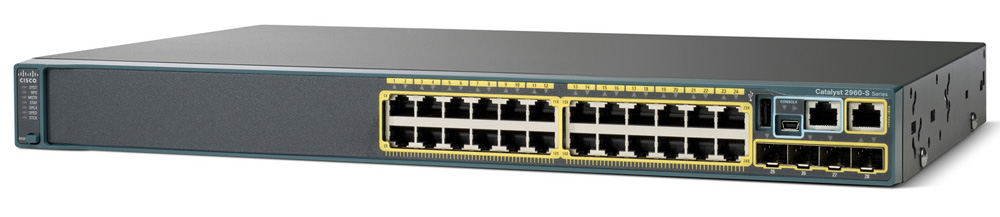 Catalyst 2960S 24 GigE, 4 x SFP LAN Base