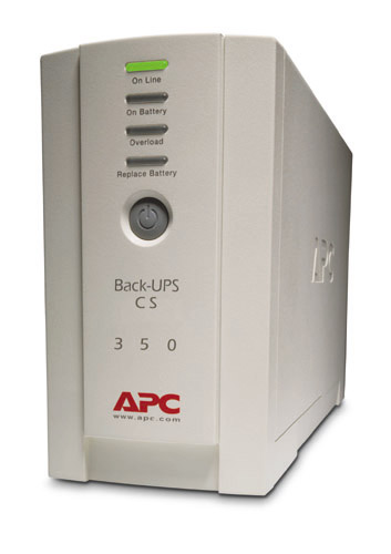    APC Back-UPS CS 350VA/210W, 230V, USB, Data line surge protection, user repl. batt., PowerChute