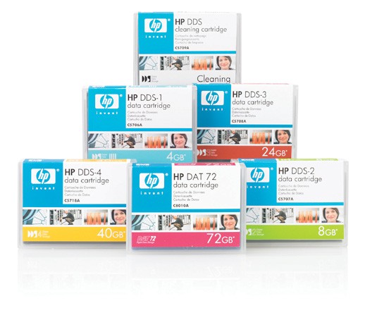 HP DDS/DAT Tape Cleaning Cartridge II (in pack); for use with HP StorageWorks DAT 160 tape drives only
