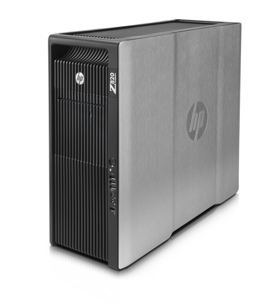 Графическая станция HP Z820 Workstation Intel Xeon 4-Core E5-2643 3.3GHz, RAM 16GB (4x4GB) DDR3-1333 ECC, HDD 1TB SATA 7200, DVD+RW, no graphics, laser mouse, keyboard, CardReader, Win7 Prof 64