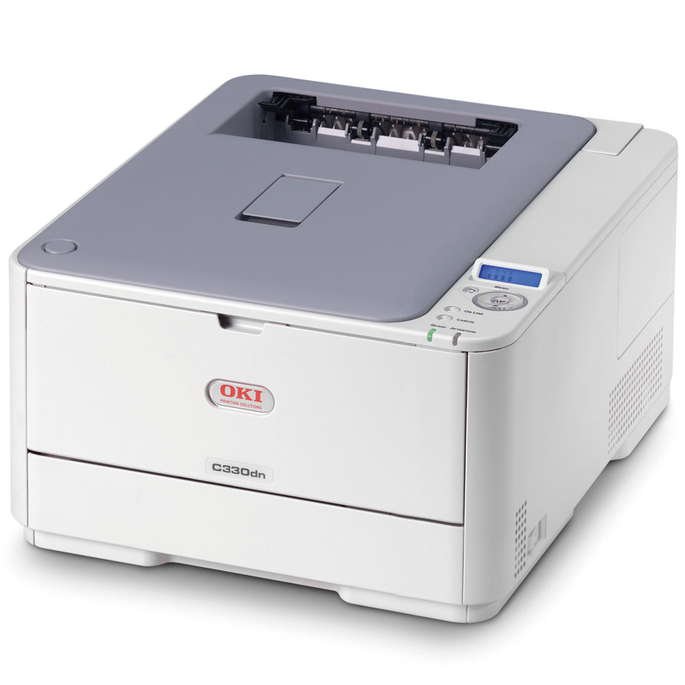    OKI C330dn (A4, 24/22 ppm, 1200x600DPI, 64MB, Duplex, USB/LAN, PostScript)