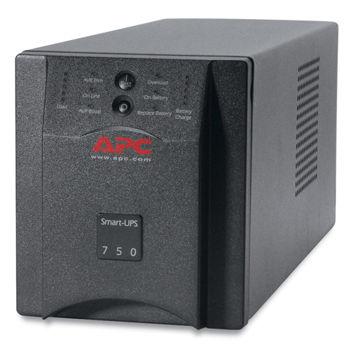    APC Smart-UPS 750VA (500Watt, USB, RS232, 1xRBC48, 1xSS, 6xC13, Black)