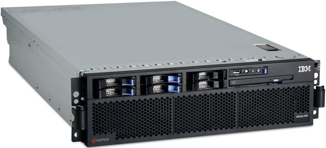  IBM xSeries 366 (x366) 2xXeonMP-3.66/1Mb/667MHz, 2x1Gb, SAS (max 6x73Gb), HP, 6/6 PCI, DVD, FDD, 2xNIC, 2x1300Watt